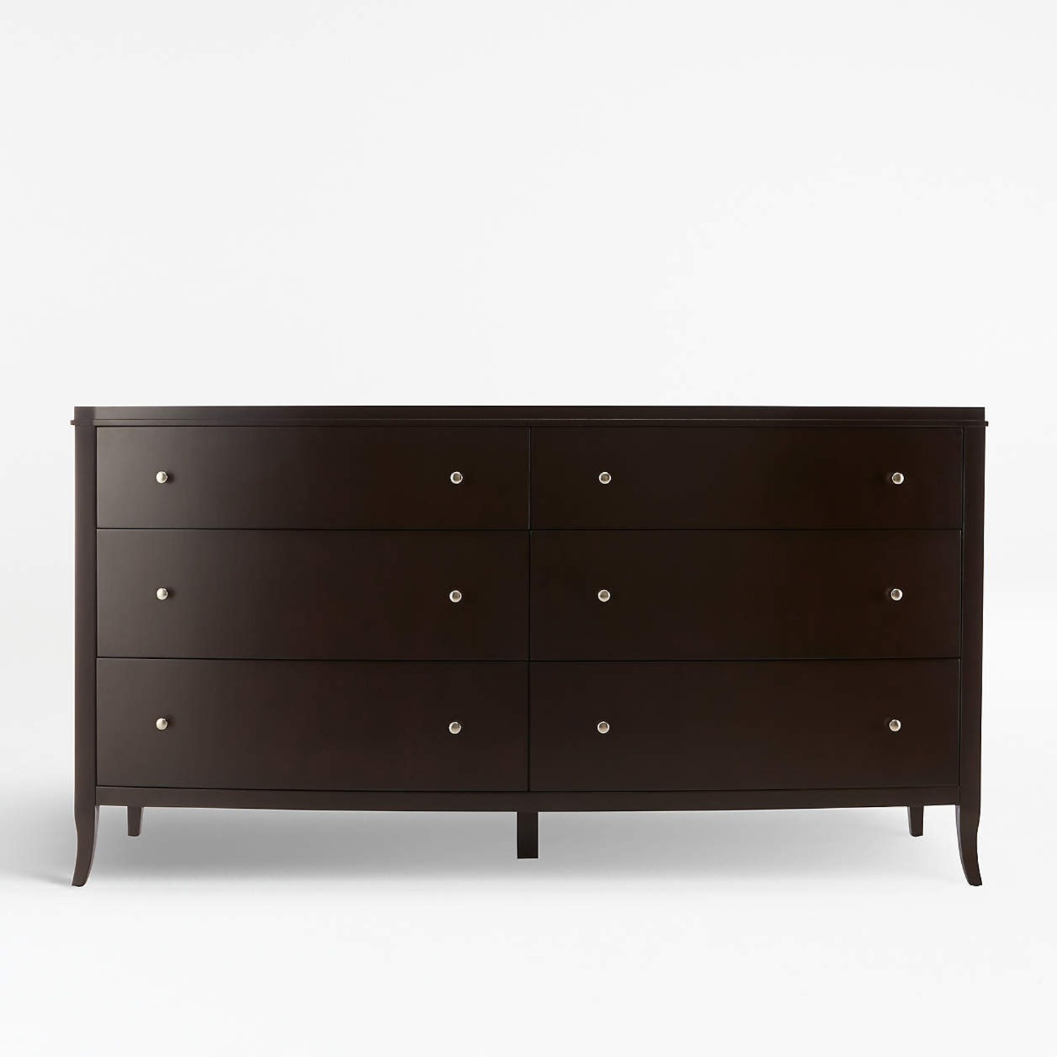 Crate & Barrel Colette Espresso Dresser - image-1