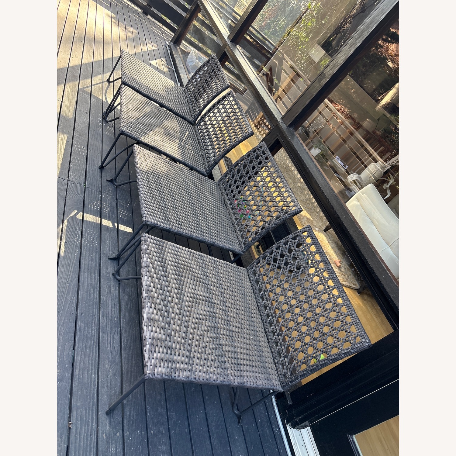 Scandinavian Designs Dark Brown Patio Furniture - image-1