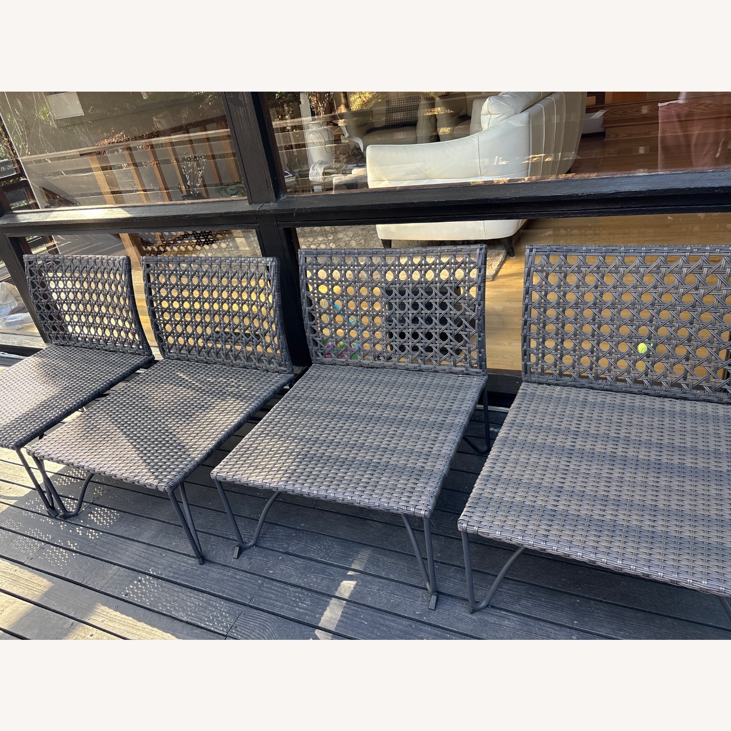 Scandinavian Designs Dark Brown Patio Furniture - image-2
