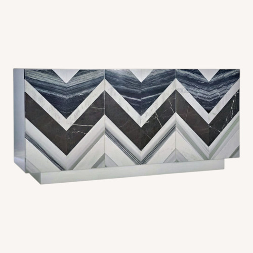 Used CB2 White Wood Sideboard for sale on AptDeco