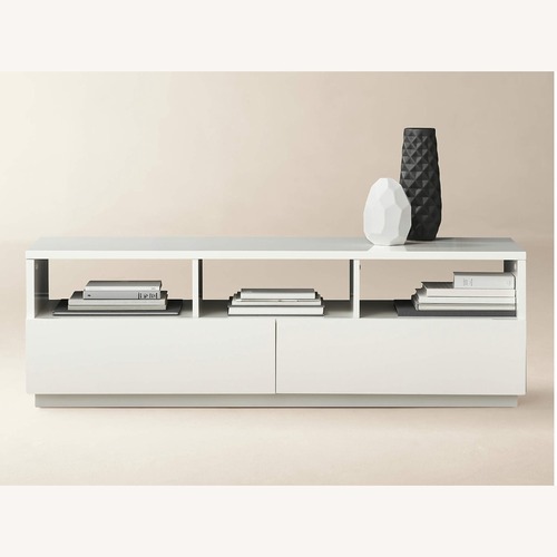 Used CB2 Chill White Media Storage for sale on AptDeco