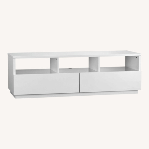 Used CB2 Chill White Media Storage for sale on AptDeco
