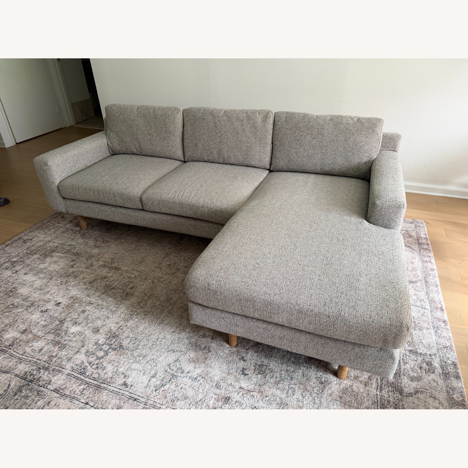 West Elm Eddy 2-Piece Reversable Sectional Sofa - image-3