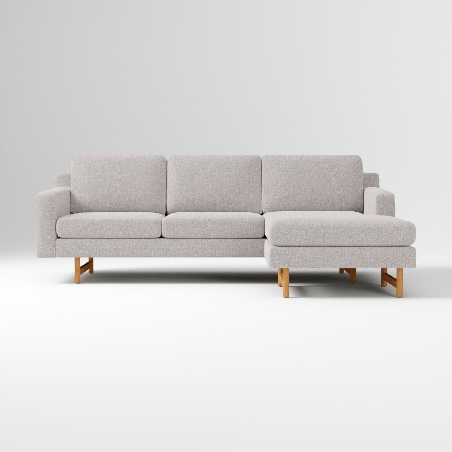 West Elm Eddy 2-Piece Reversable Sectional Sofa - image-1