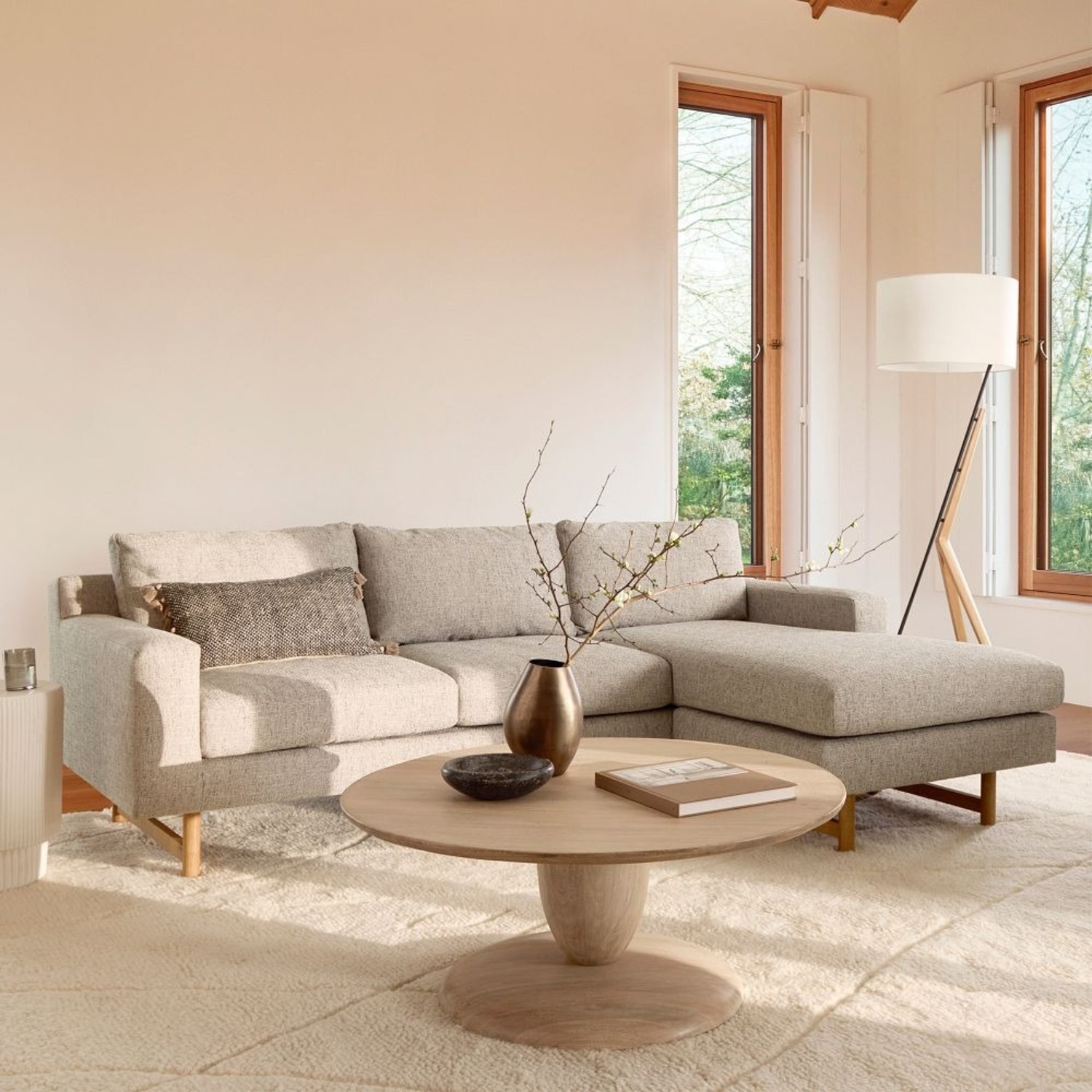 West Elm Eddy 2-Piece Reversable Sectional Sofa - image-2