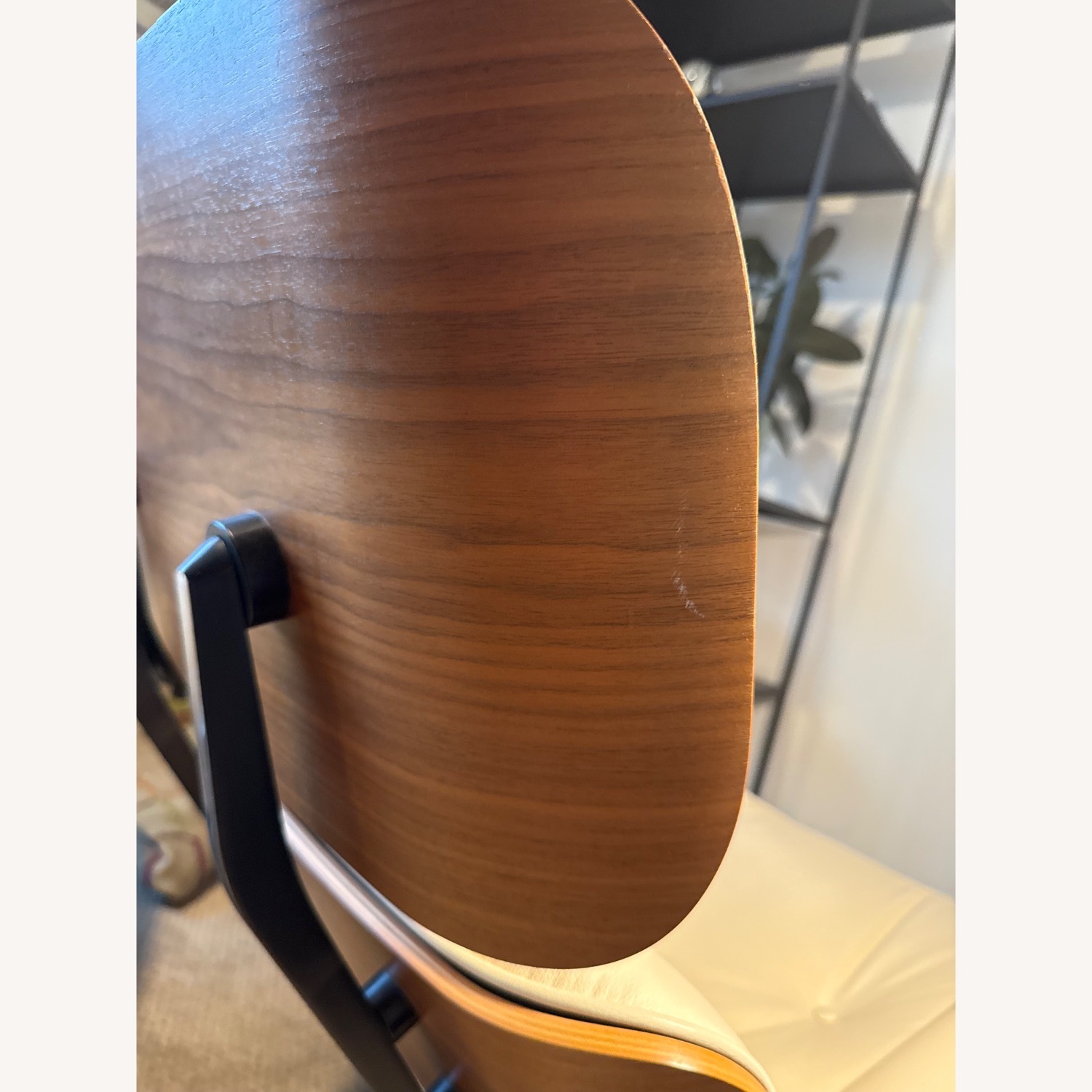 Herman Miller White Leather Recliner - image-4