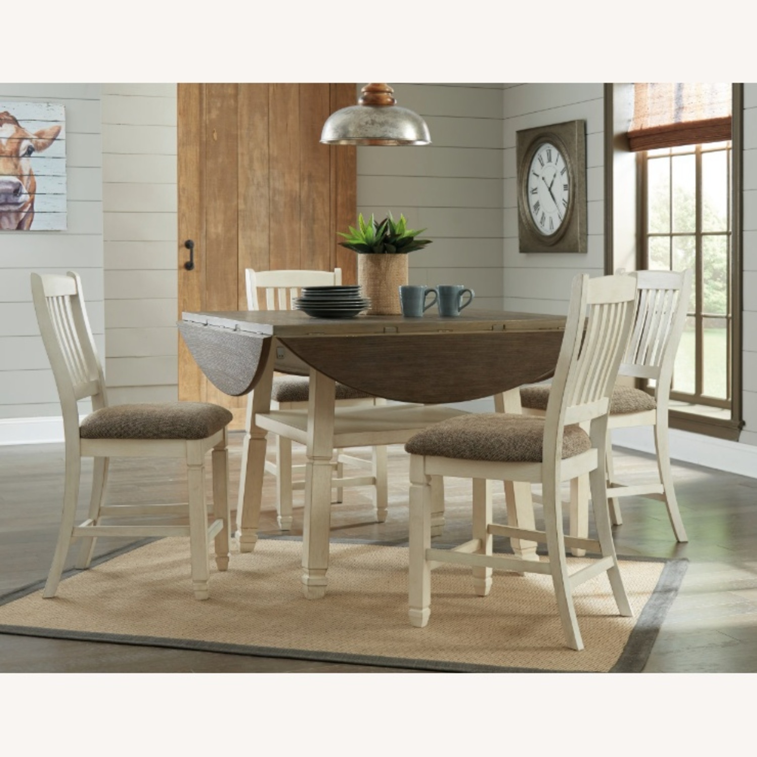 Ashley Furniture Natural Wood Dining Sets - image-8