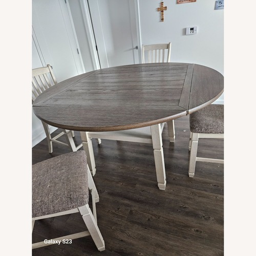 Used Ashley Furniture Natural Wood Dining Sets for sale on AptDeco