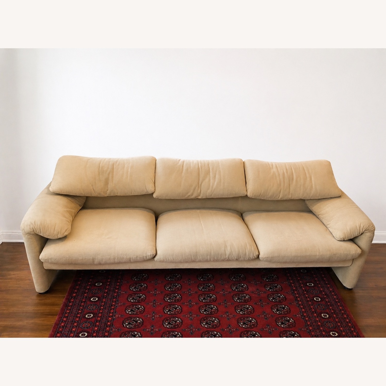 Cassina Maralunga Natural Fabric 3-Seater Sofa - image-5