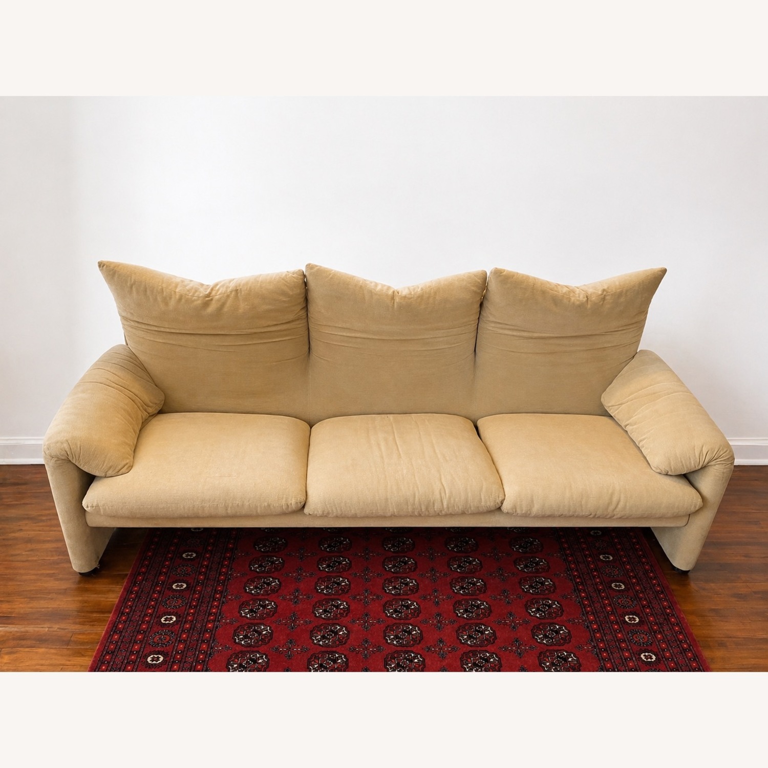 Cassina Maralunga Natural Fabric 3-Seater Sofa - image-6