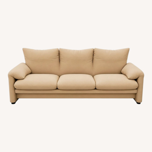 Used Cassina Maralunga Natural Fabric 3-Seater Sofa for sale on AptDeco