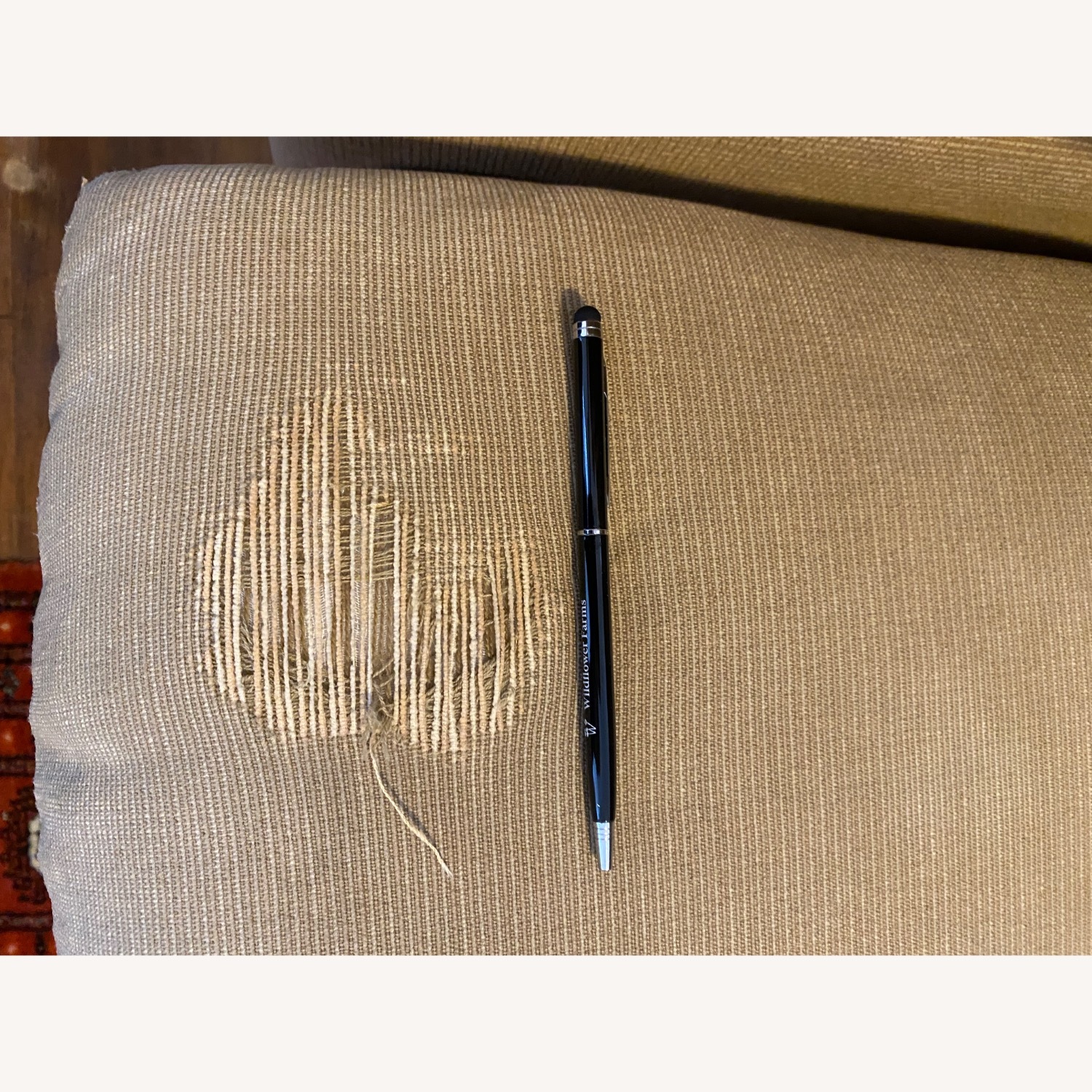 Cassina Maralunga Natural Fabric 3-Seater Sofa - image-1