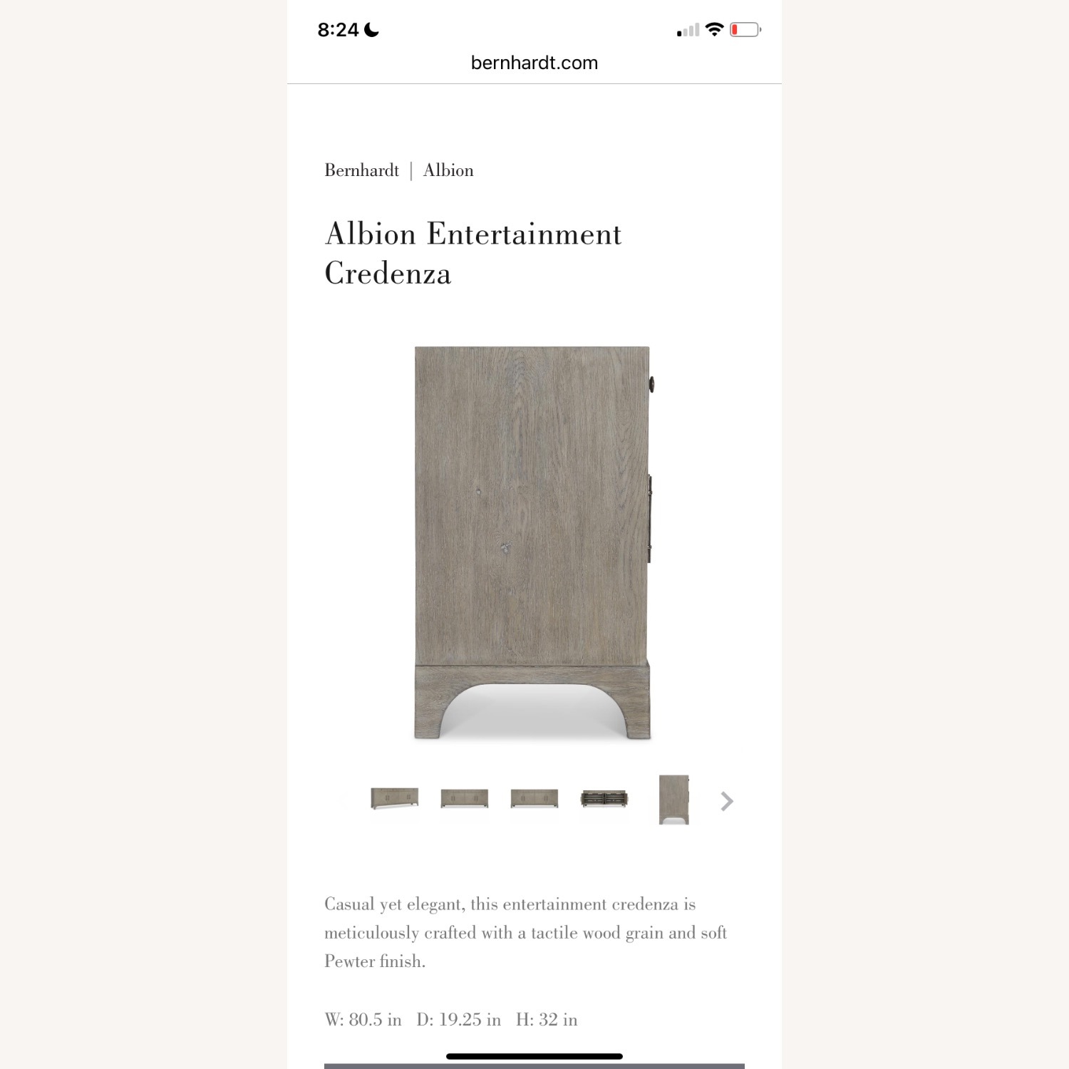 Bernhardt Albion Sideboard  - image-3