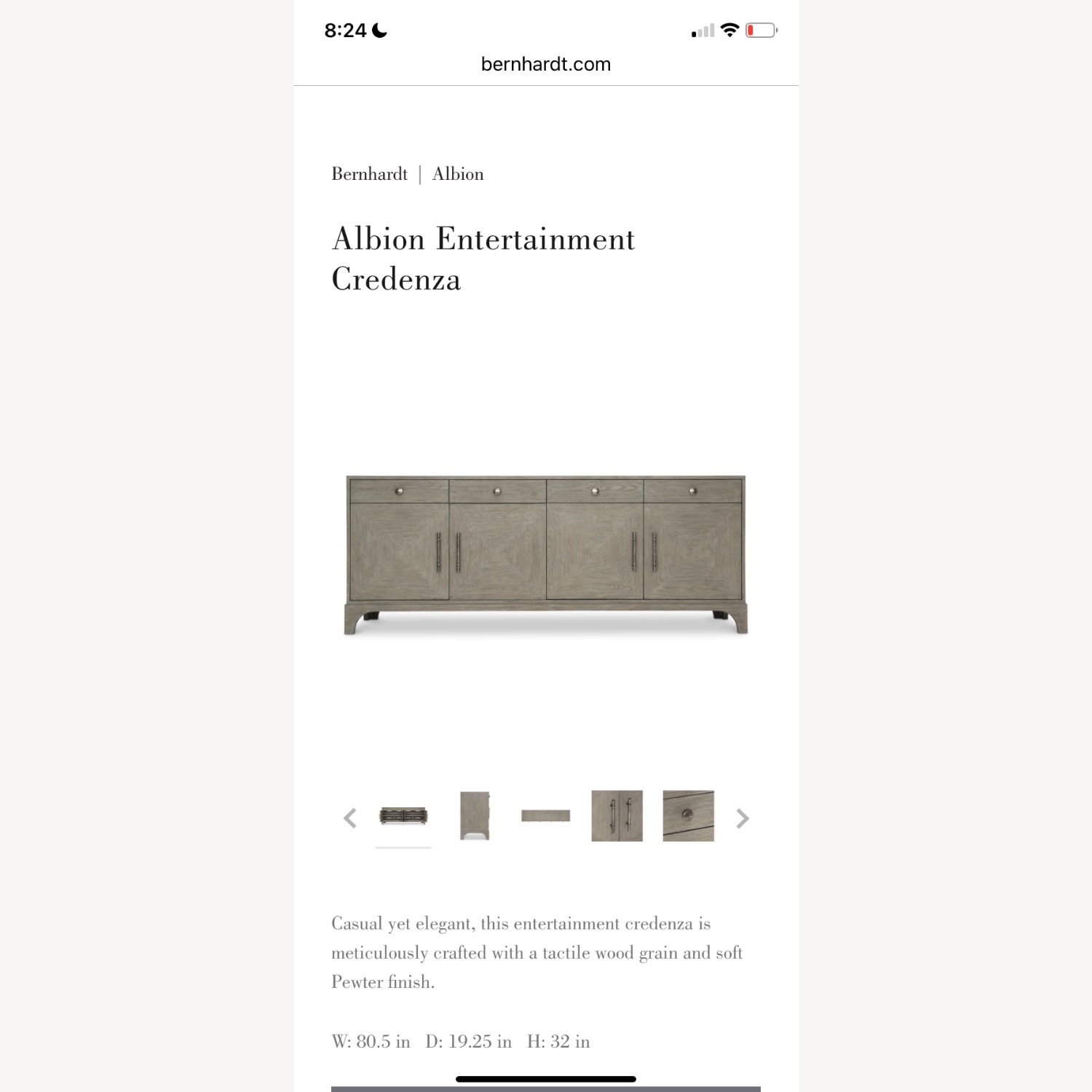 Bernhardt Albion Sideboard  - image-4