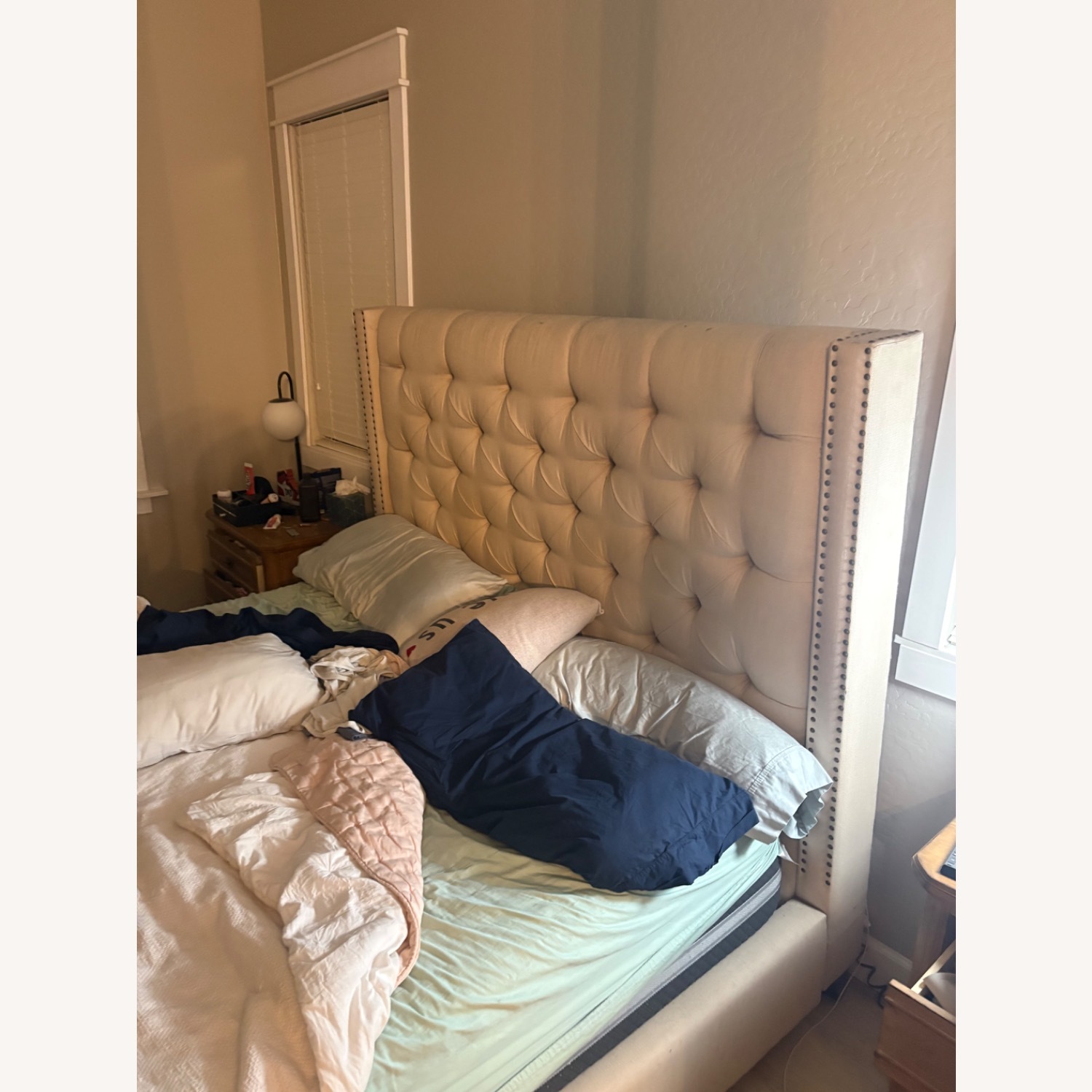 Pottery Barn King Bed Headboard - image-2