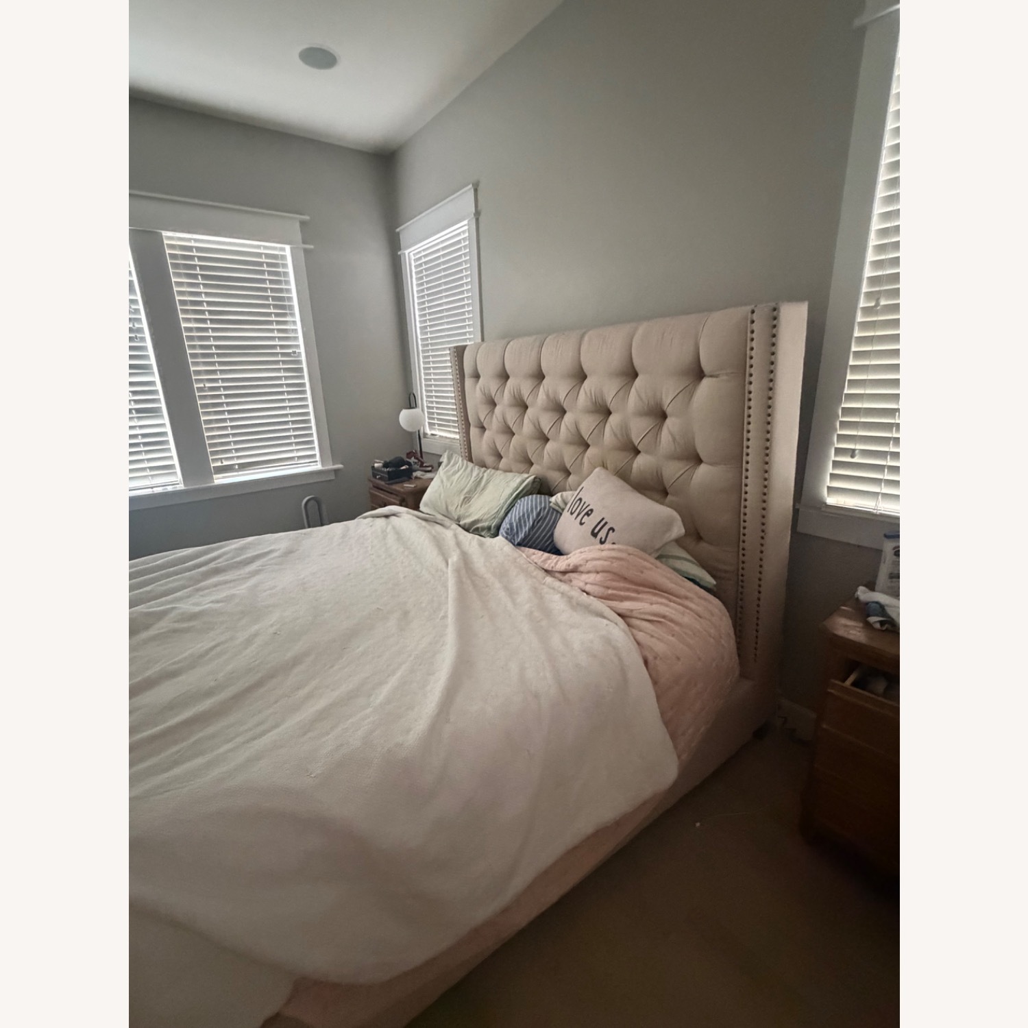 Pottery Barn King Bed Headboard - image-1