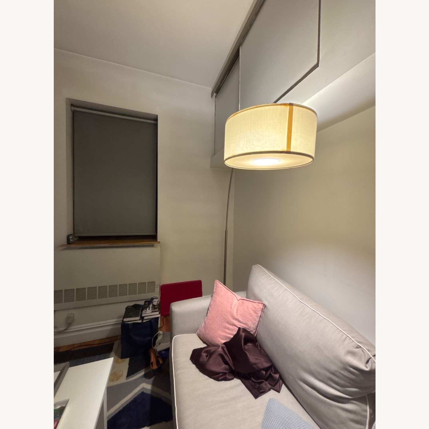 Amazon Silver Metal Floor Lamp - image-3