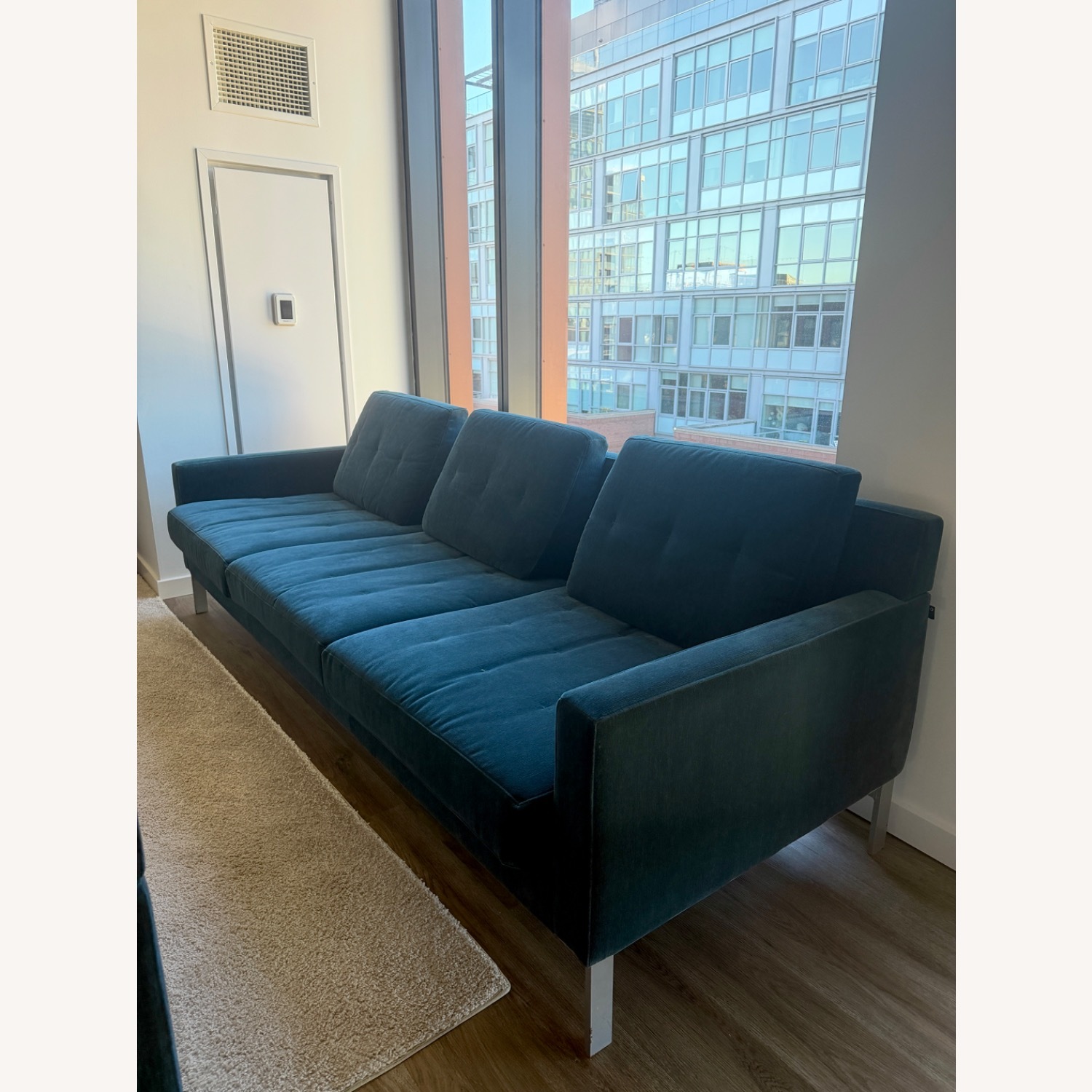 Coalesse Millbrae Blue Sofa - image-2