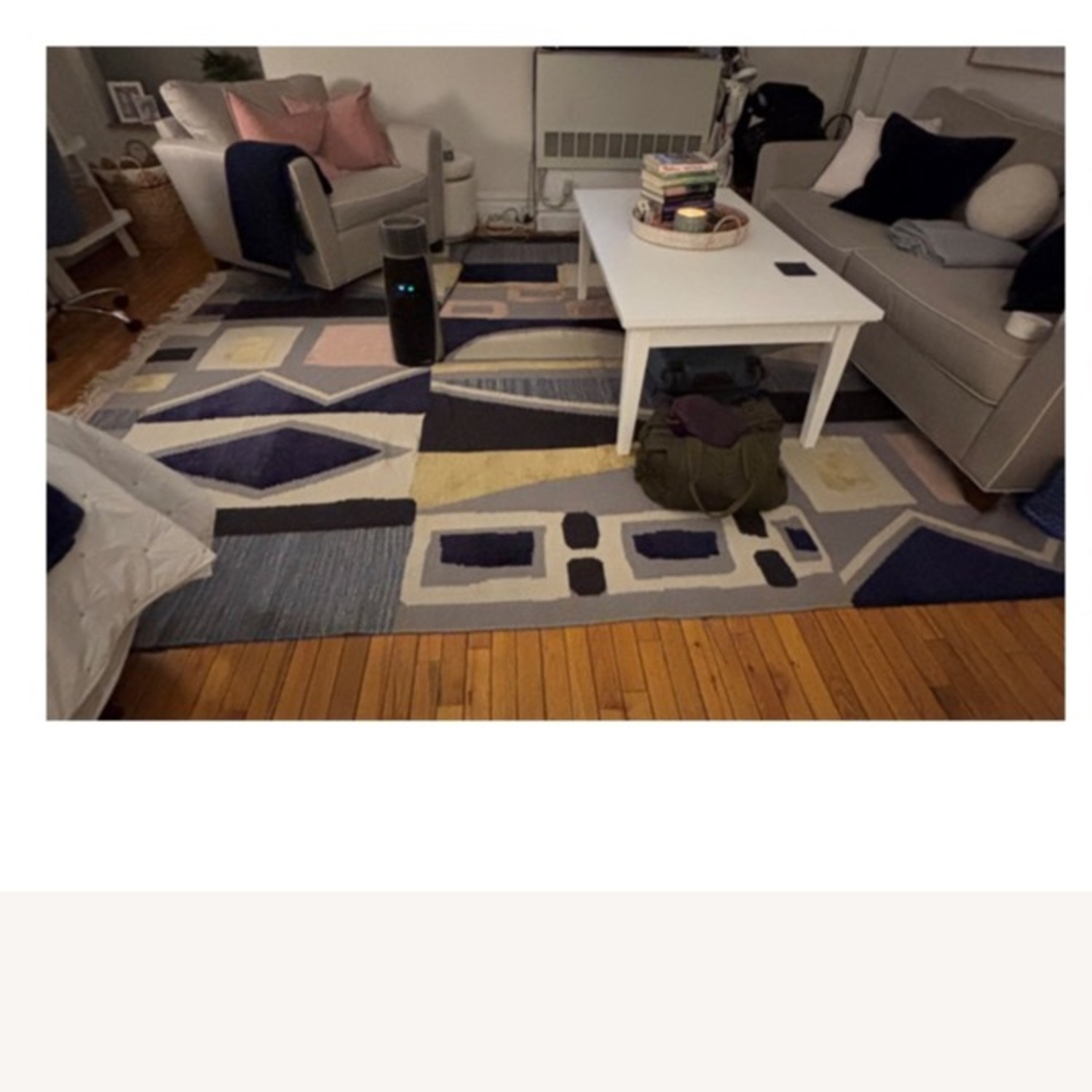 West Elm Vienna Wool Dhurrie Wool Area Rug 9' x 12' - image-1
