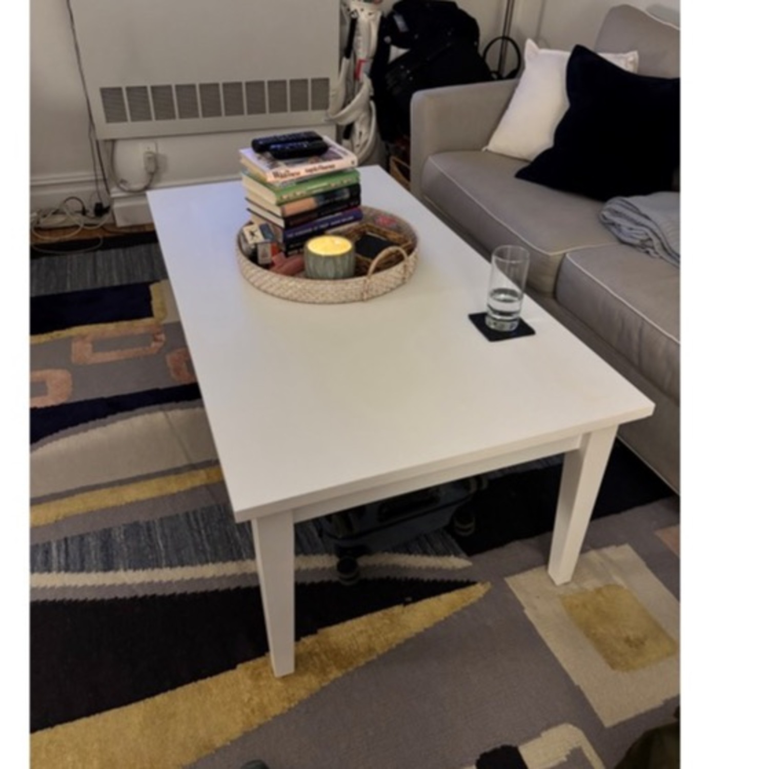 Tvilum Maison Park White Wood Coffee Table - image-1