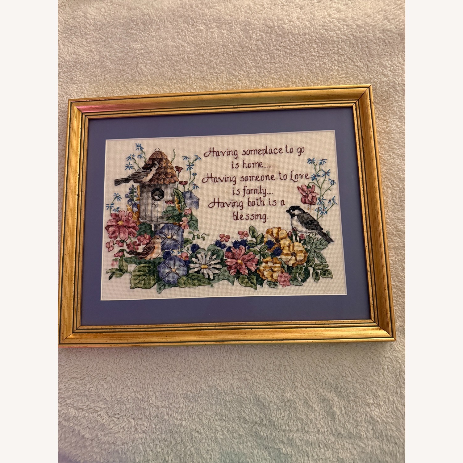 Flowery Verse Cross-Stitch - image-3