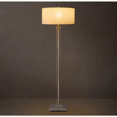 Used Restoration Hardware Silver Floor Lamp for sale on AptDeco