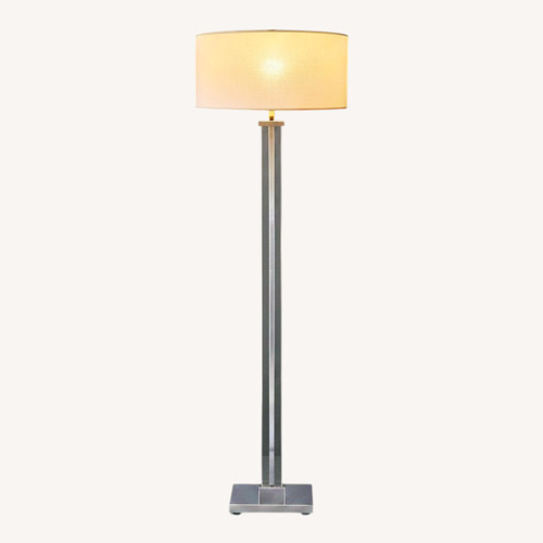 Used Restoration Hardware Silver Floor Lamp for sale on AptDeco