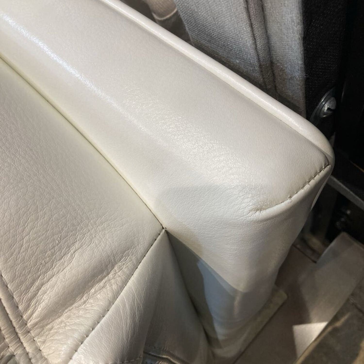 Crate & Barrel Milo Baughman Classic Leather-Brushed Nickel Chair - image-10