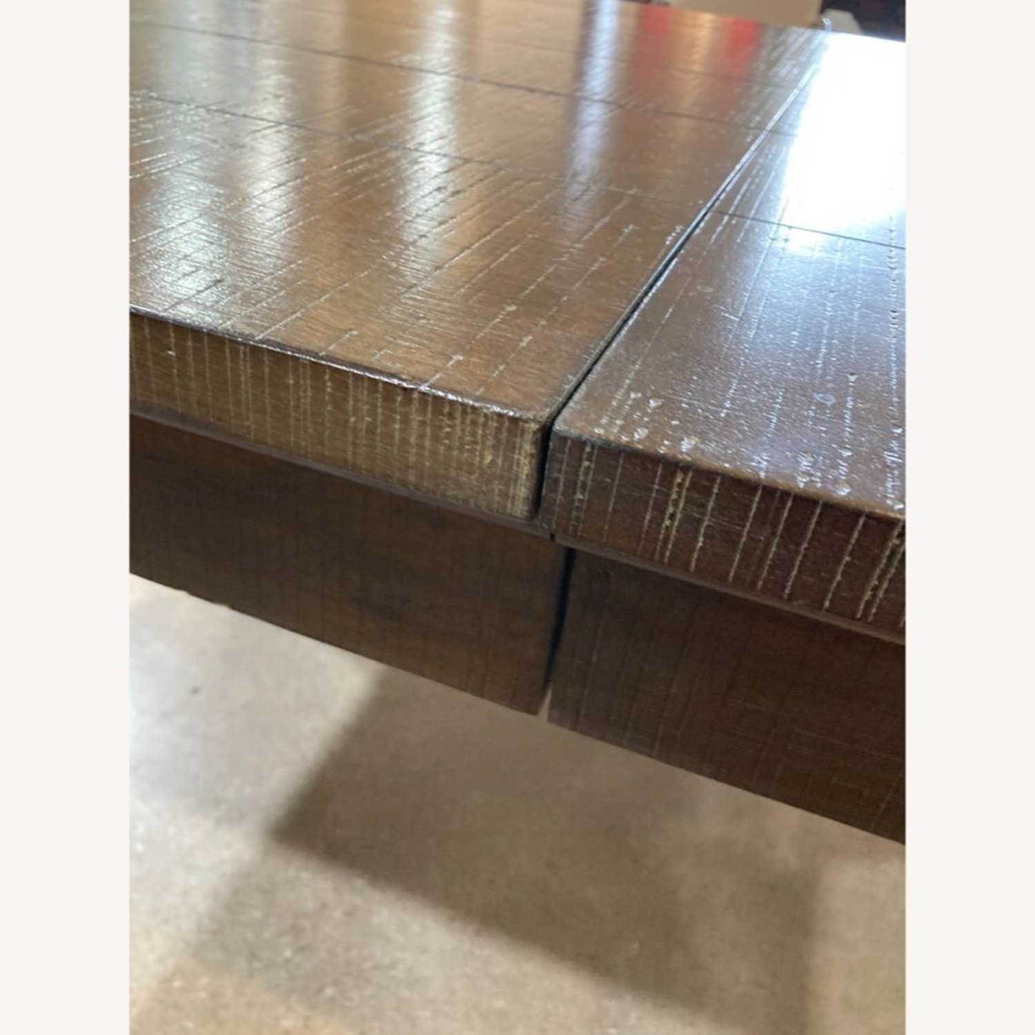 Plank Style Top w Turned Legs Dining Table - image-12