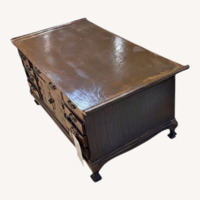 Hand Painted Tibetan w Drawers Coffee Table