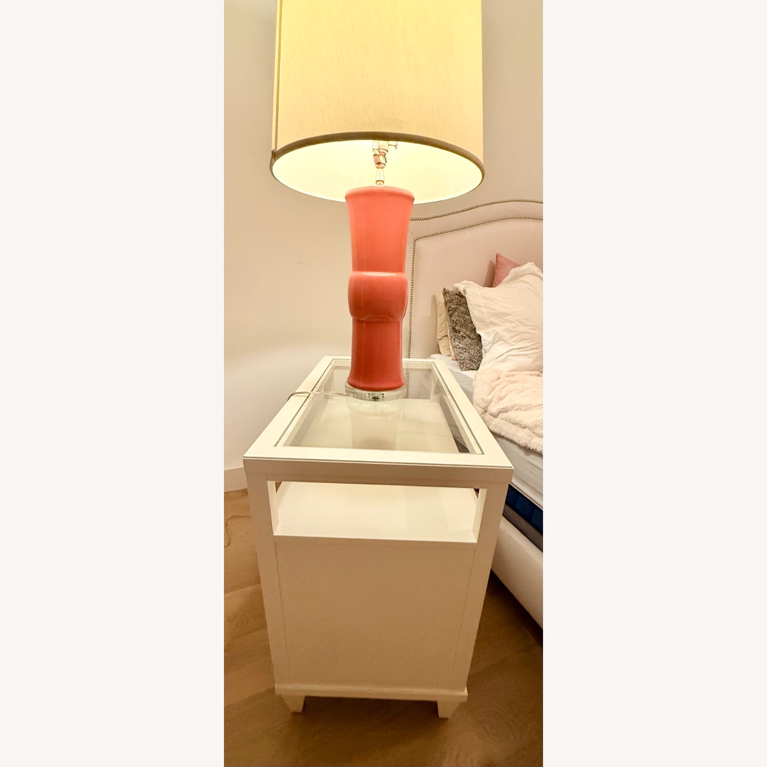 Ethan Allen Heston White Nightstand - Pair - image-3