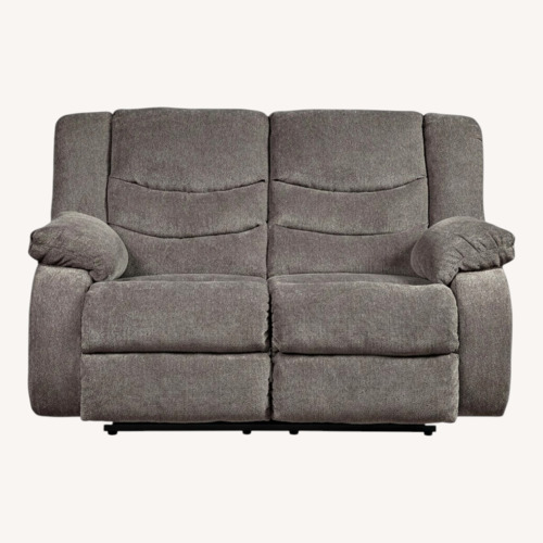 Used Wayfair Ebern Designs Light Gray Fabric Loveseat for sale on AptDeco