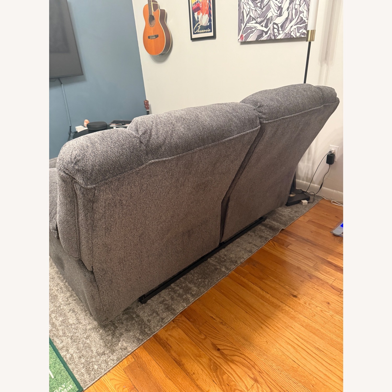 Wayfair Ebern Designs Light Gray Fabric Loveseat - image-6