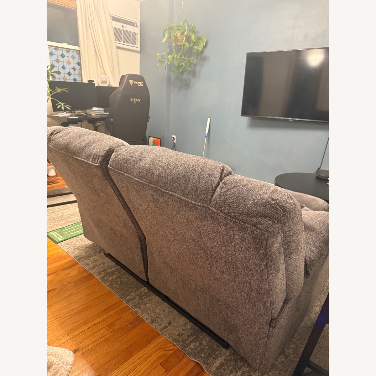 Wayfair Ebern Designs Light Gray Fabric Loveseat - image-8