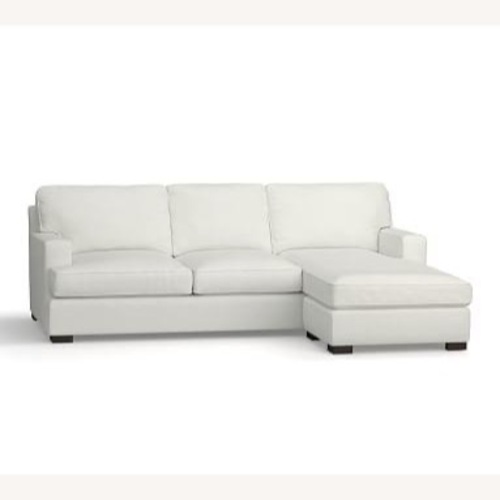 Used Pottery Barn Townsend Natural Fabric 3+ Seater Sofa for sale on AptDeco