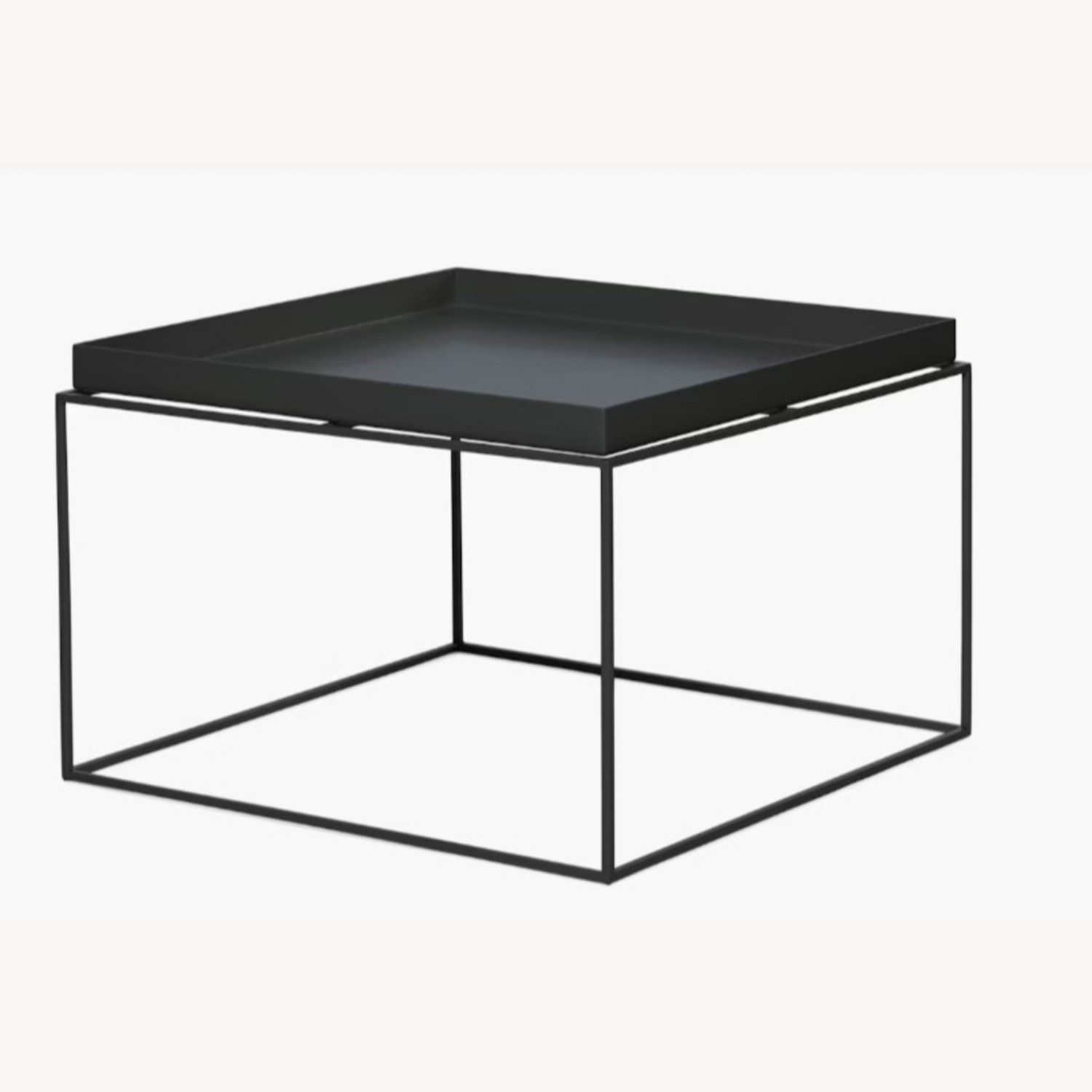 Design Within Reach Matte Black Tray Coffee Table  - image-1