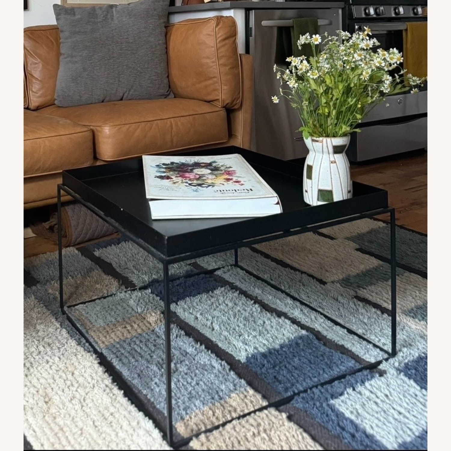 Design Within Reach Matte Black Tray Coffee Table  - image-2