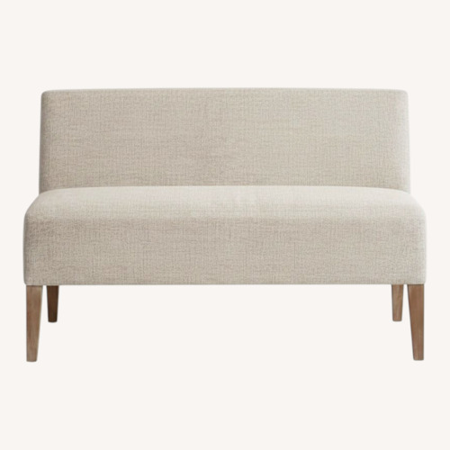 Used Pottery Barn Natural Modular Upholstered Banquette for sale on AptDeco
