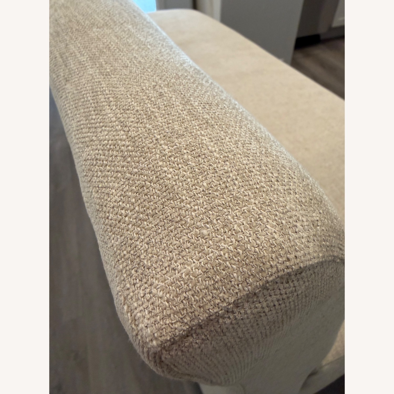 Pottery Barn Natural Modular Upholstered Banquette - image-1