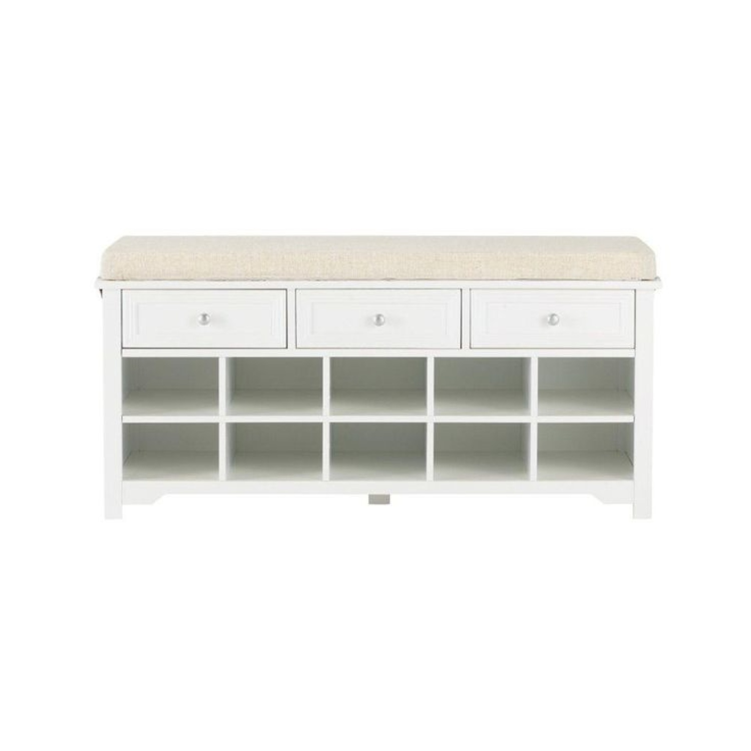 Upholstered Shoes Bench Storage - image-4