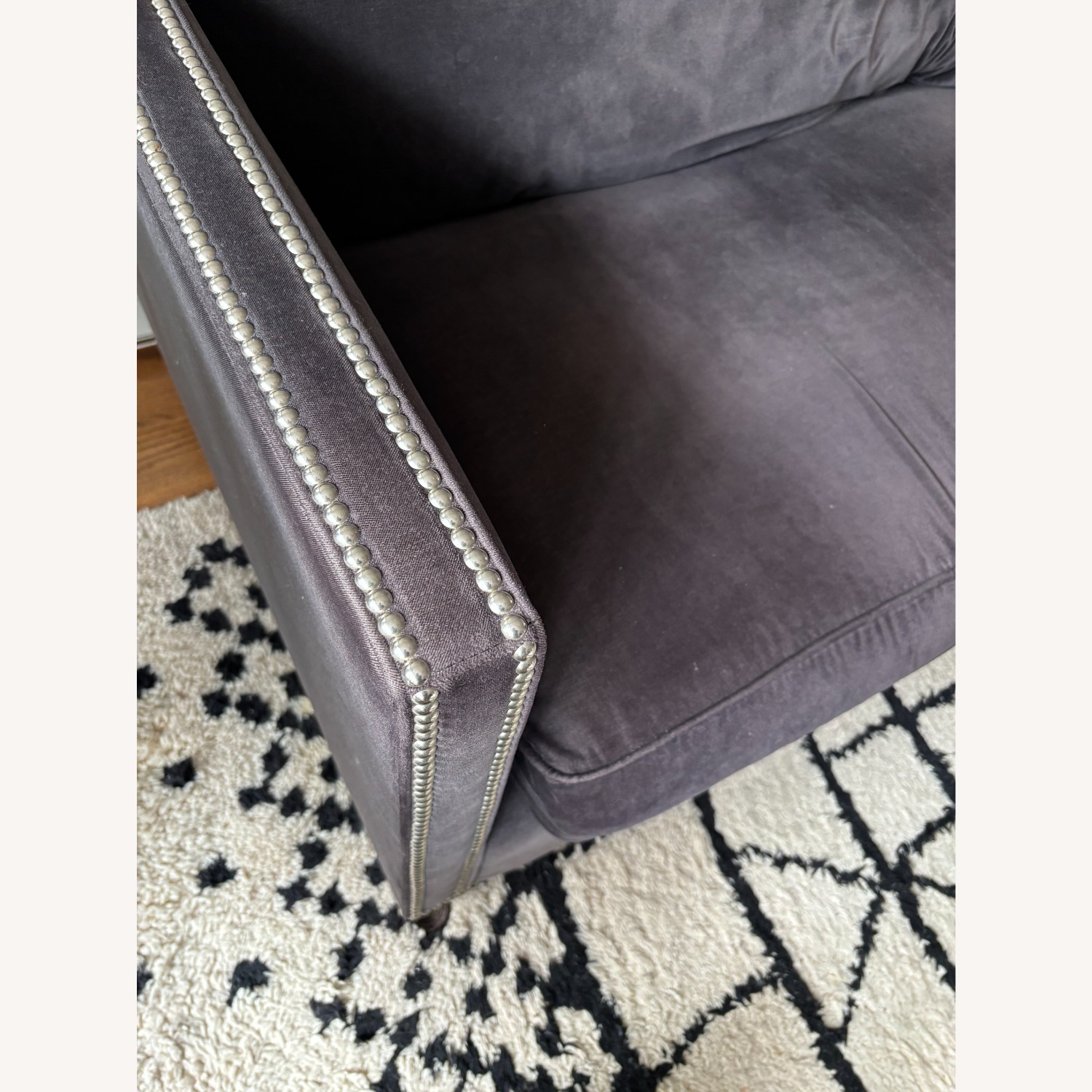 ABC Carpet and Home Cobble Hill Dark Gray Sofa - image-5