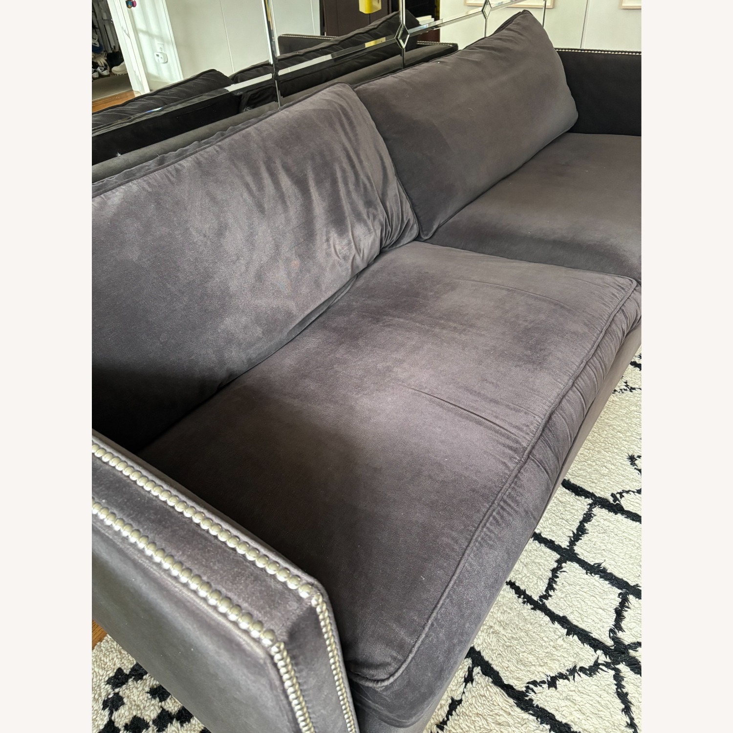 ABC Carpet and Home Cobble Hill Dark Gray Sofa - image-2