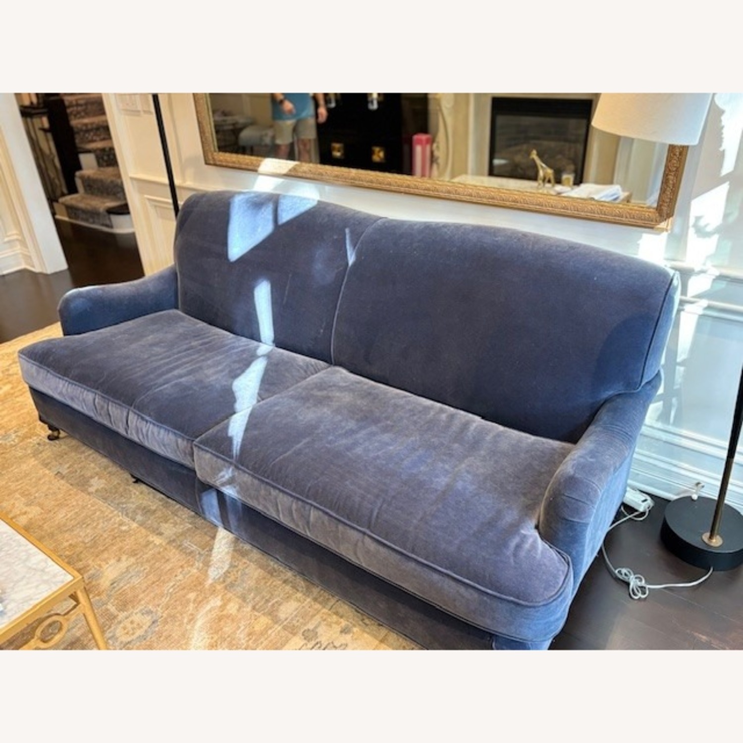 Mitchell Gold + Bob Williams London Blue 2 Seater Sofa - image-3