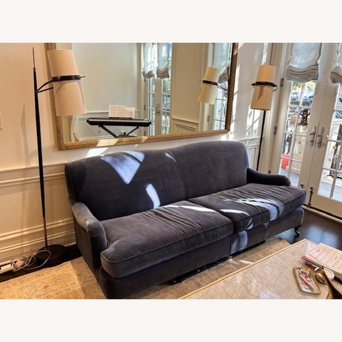 Used Mitchell Gold + Bob Williams London Blue 2 Seater Sofa for sale on AptDeco