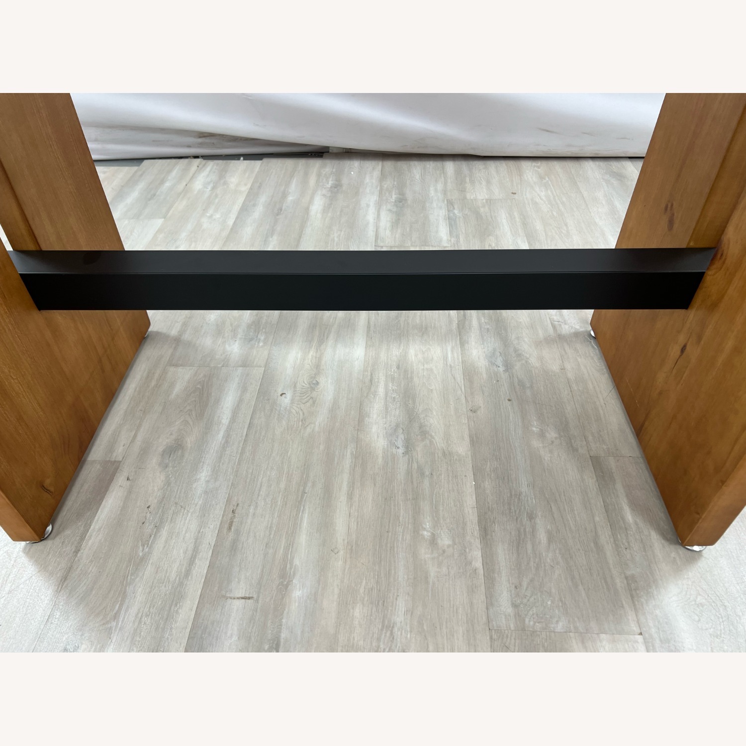 Hokku Designs Rickye Oak Trestle Wood Dining Table - image-9