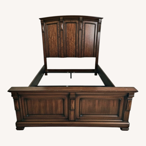 Used Legacy Classic Furniture Dark Brown Queen Bed for sale on AptDeco
