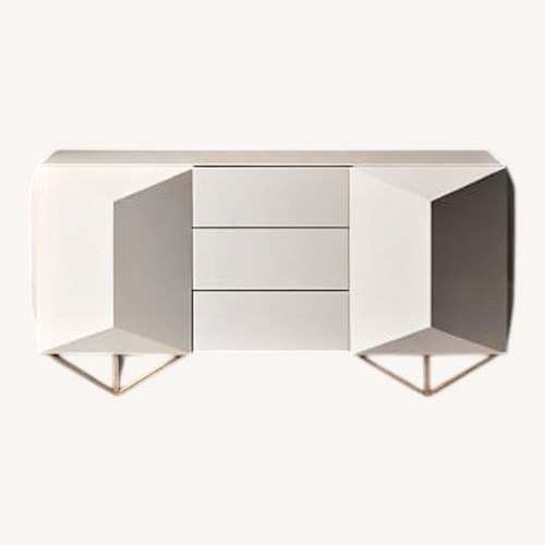 Used West Elm Faceted Lacquer Buffet (65") for sale on AptDeco