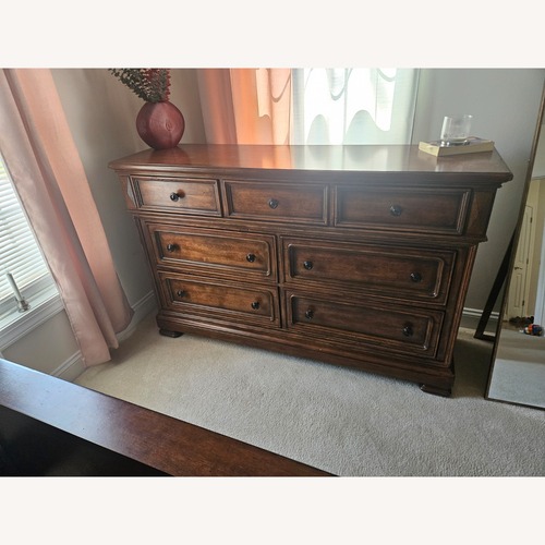 Used Legacy Classic Furniture Dark Brown Wood Dresser for sale on AptDeco