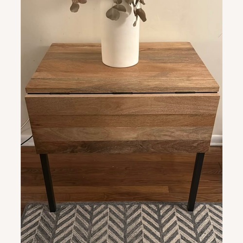 Used West Elm Box Frame Drop Leaf Extendable Table (24"–48") for sale on AptDeco