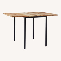 West Elm Box Frame Drop Leaf Extendable Table (24"–48")